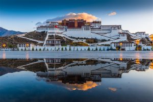 The Potala Palace in Lhasa, Tibet