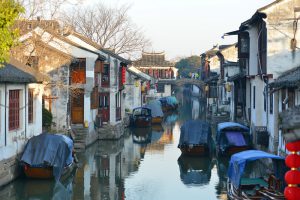 Zhouzhuang Water Town in Kunshan, Suzhou