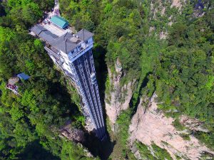 Bailong Elevator of Zhangjiajie National Forest Park