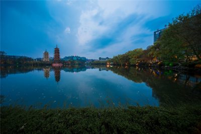 Two Rivers and Four Lakes Scenic Spot in Guilin