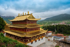 Langmusi Monastery in Gannan, Gansu